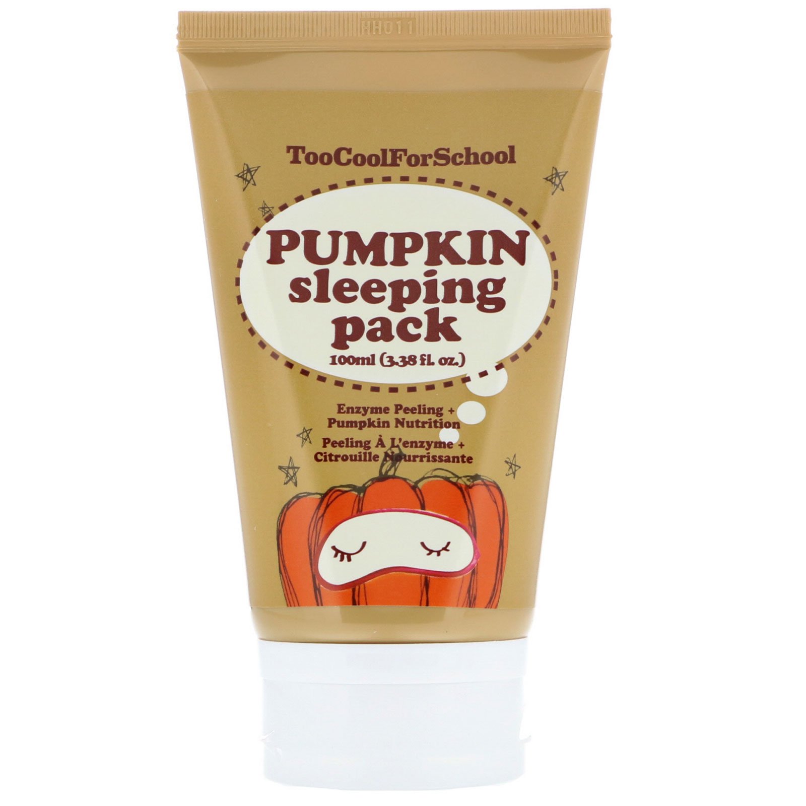 Ночная маска с экстрактом тыквы Too Cool For School Pumpkin Sleeping Pack