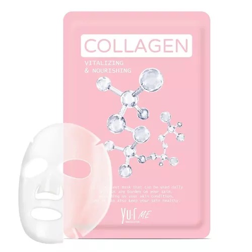 Тканевая маска для упругости кожи с коллагеном YU.R ME Collagen Sheet Mask