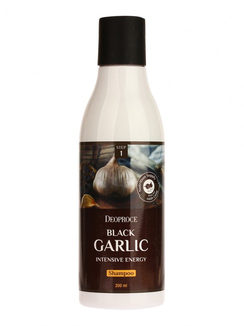 Шампунь против выпадения с экстрактом черного чеснока Deoproce Black Garlic Intensive Energy Shampoo