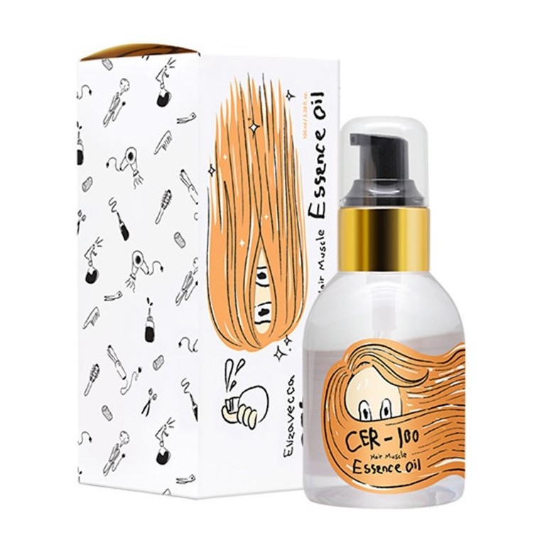 Увлажняющее масло для волос с коллагеном Elizavecca Cer-100 Hair Muscle Essence Oil
