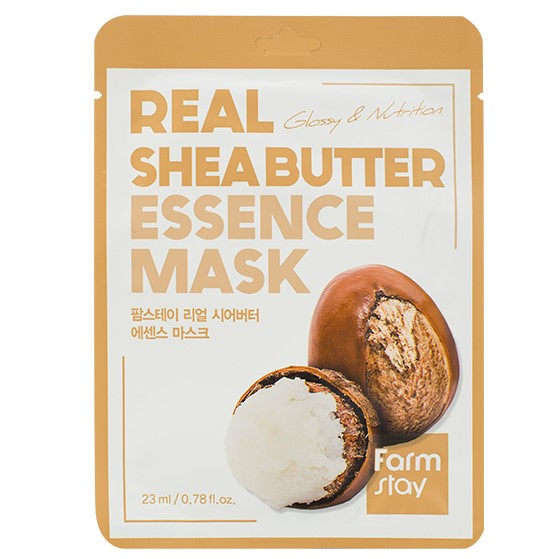 Тканевая маска с маслом ши FarmStay Real Shea Butter Essence Mask