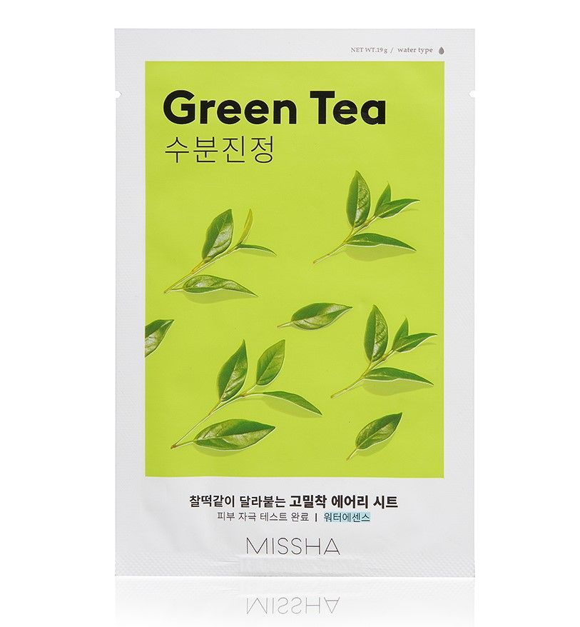 Тканевая маска с тонизирующим действием Missha Airy Fit Sheet Mask (Green Tea)