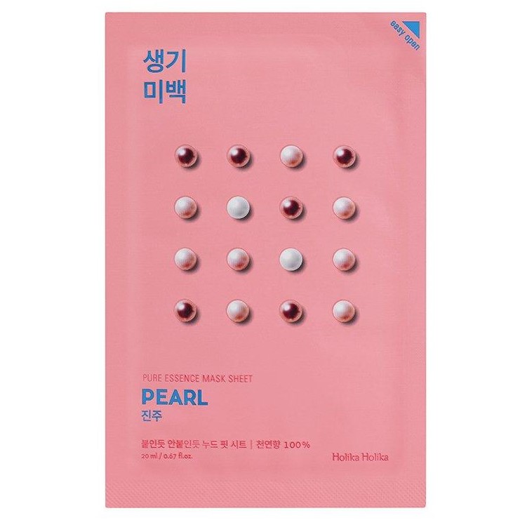 Тканевая маска с экстрактом жемчуга Holika Holika Pure Essence Mask Sheet Pearl