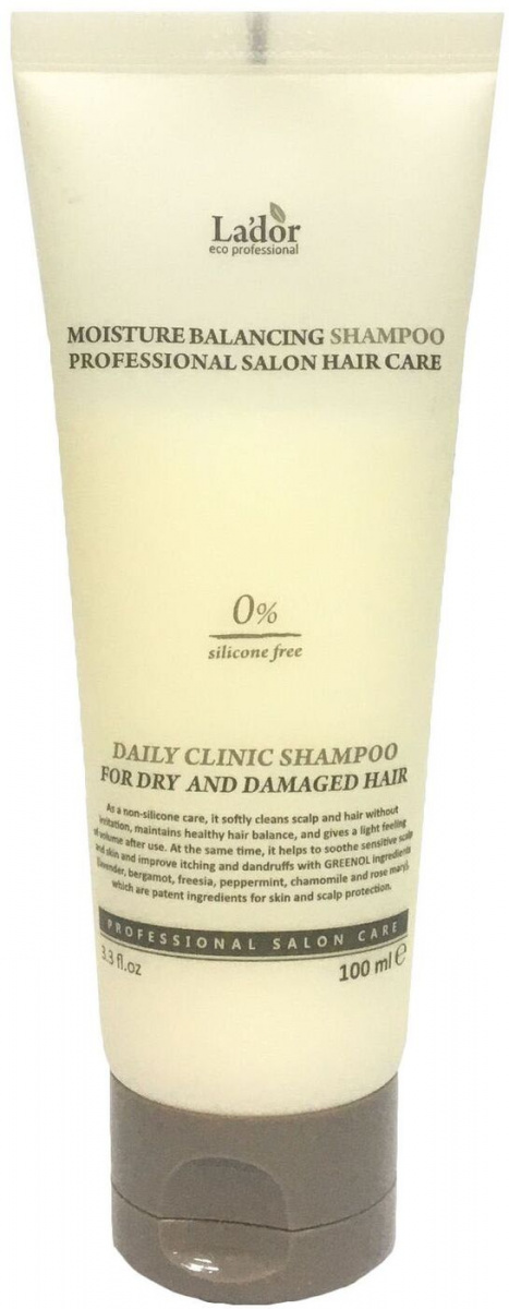 Шампунь для волос увлажняющий без силиконов Lador Moisture Balancing Shampoo