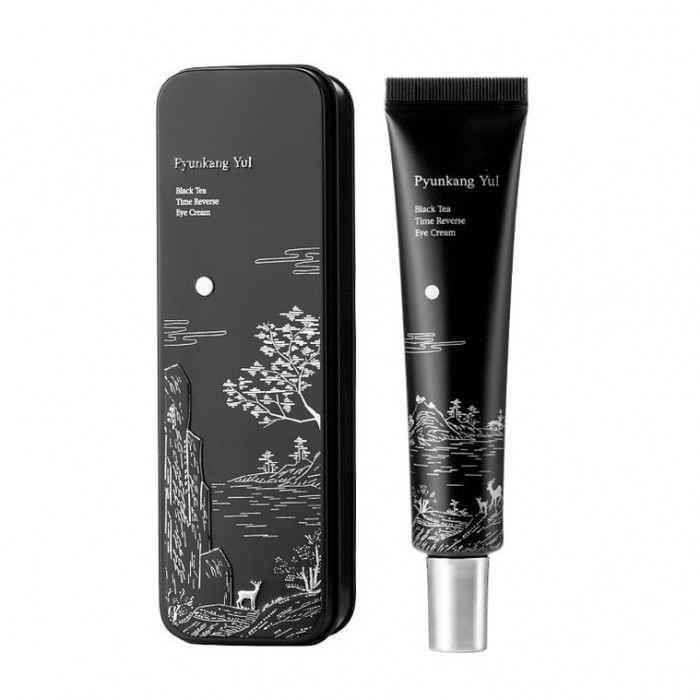 Омолаживающий крем для век с экстрактом черного чая Pyunkang Yul Black Tea Time Reverse Eye Cream