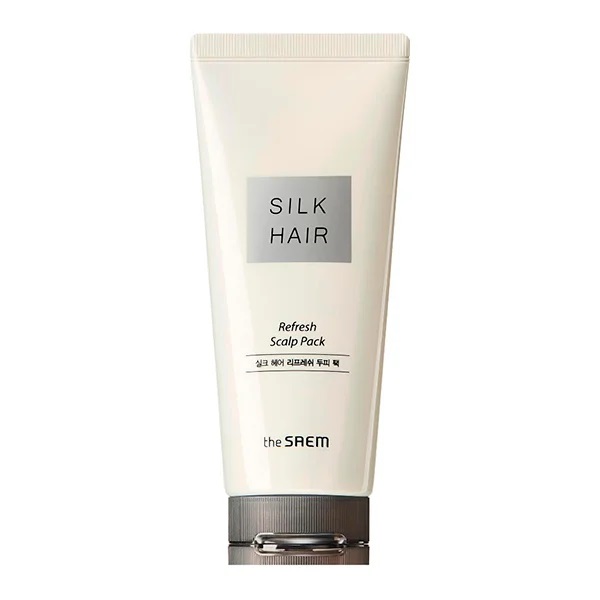 Маска для кожи головы освежающая для волос склонных к жирности The Saem Silk Hair Refresh Scalp Pack