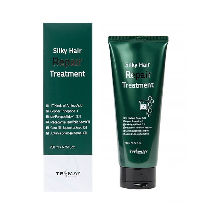 Восстанавливающий бальзам для волос с пептидами Trimay Silky Hair Repair Treatment 