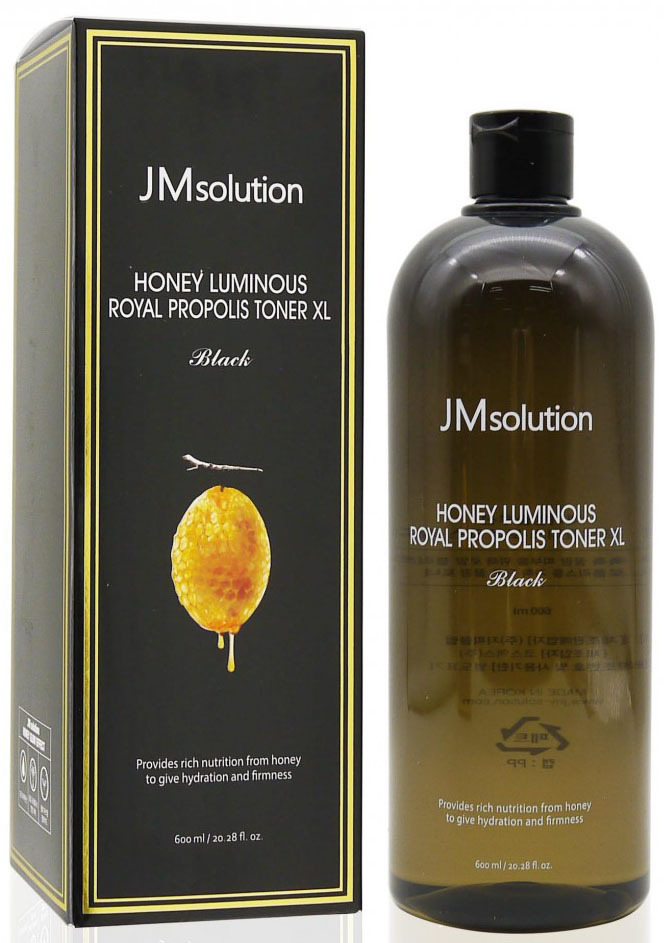 Тонер c экстрактом прополиса и пептидами JMSolution Honey Luminous Royal Propolis Toner XL