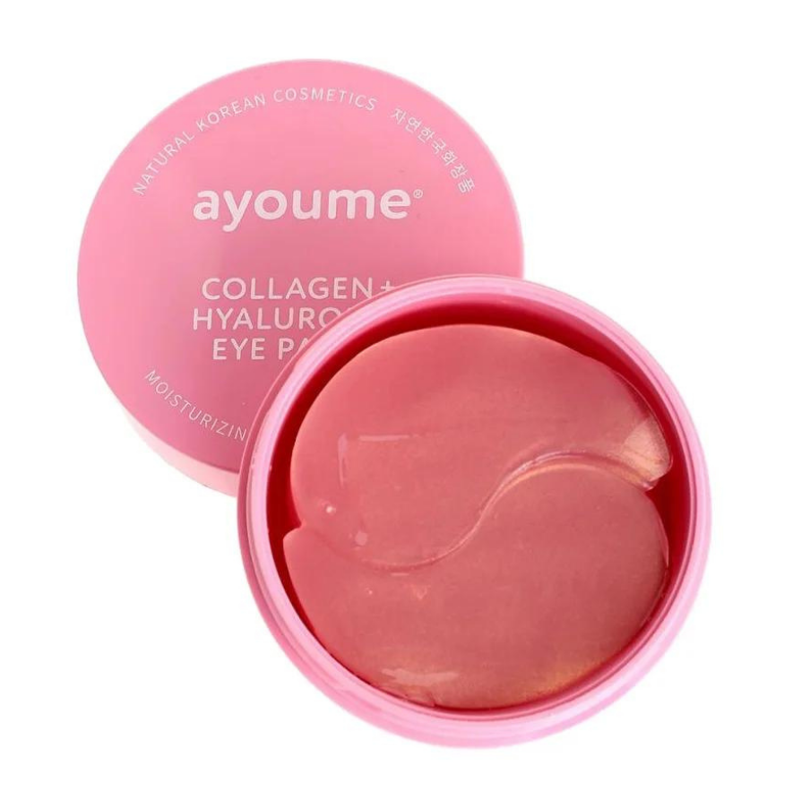 Гидрогелевые патчи для век с коллагеном и гиалуроновой кислотой Ayoume Collagen+Hyaluronic Eye Patch