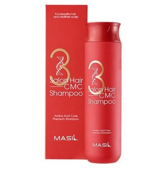 Восстанавливающий шампунь с аминокислотами Masil 3 Salon Hair CMC Shampoo