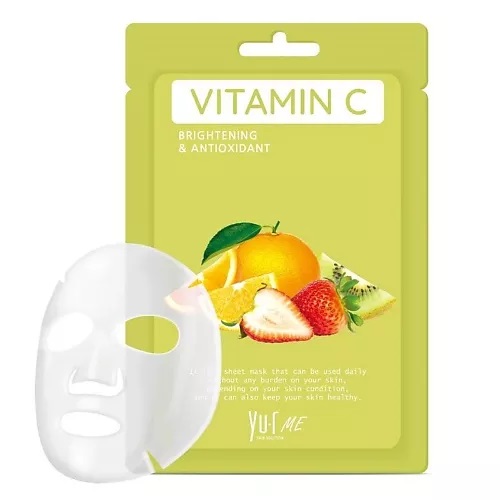 Маска для лица с витамином С YU.R ME Vitamin C Sheet Mask