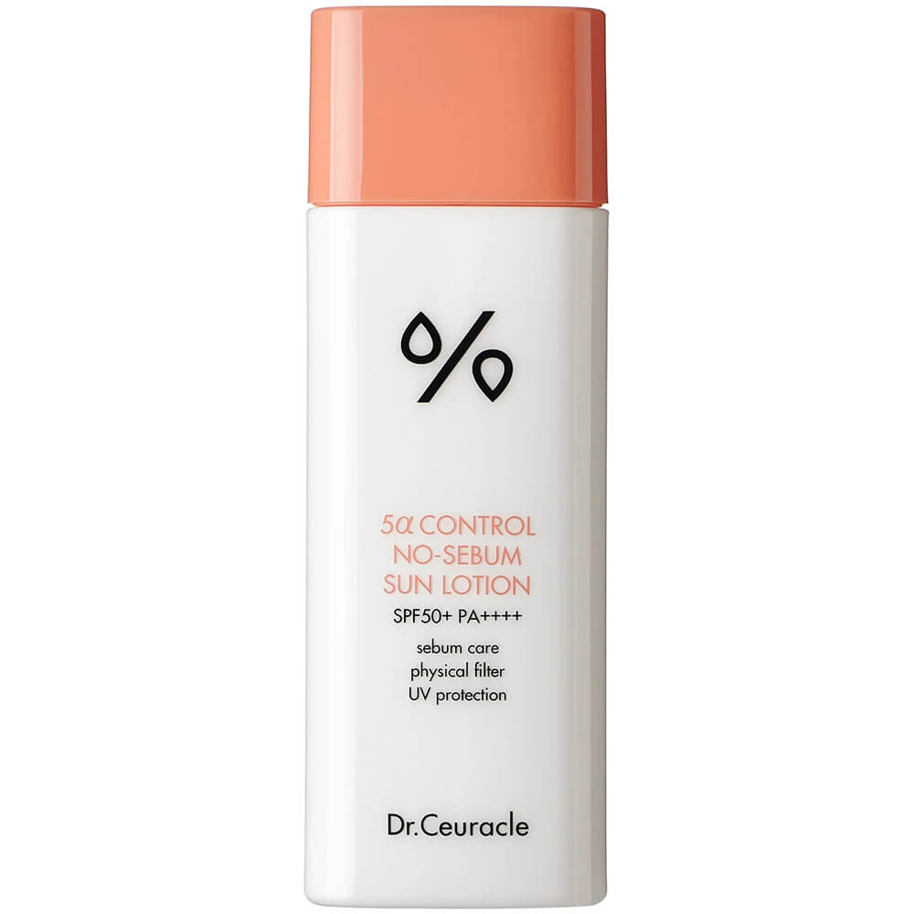 Солнцезащитный лосьон для жирной кожи Dr.Ceuracle 5 Alfa Control No-Sebum Sun Lotion