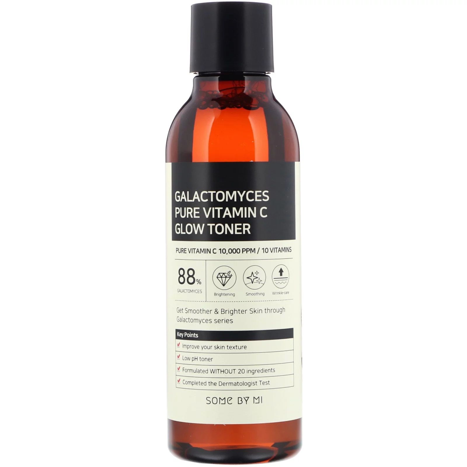 Тонер для выравнивания тона кожи с витамином С Some By Mi Galactomyces Pure Vitamin C Glow Toner