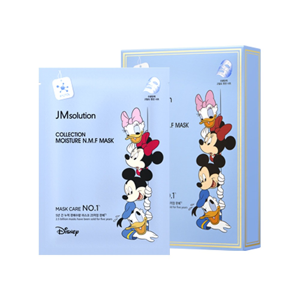 Омолаживающая тканевая маска с аквасилом и пептидами JMSolution Disney Collection Moisture NMF Mask