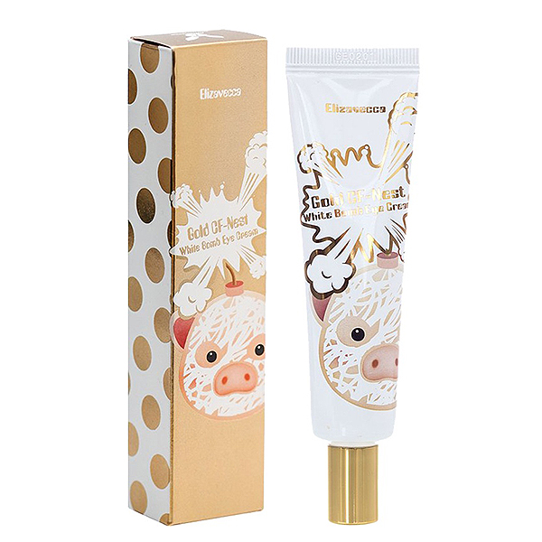 Крем для глаз с экстрактом ласточкиного гнезда от морщин Elizavecca Gold CF Nest White Bomb Eye Cream