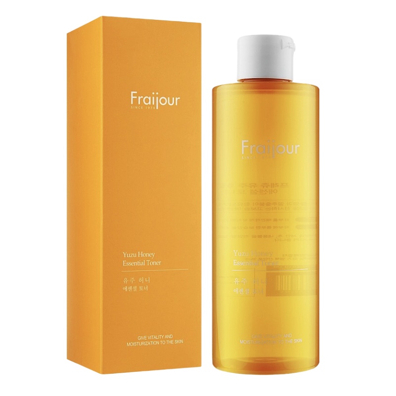 Тонер с прополисом и юдзу для сияния кожи Fraijour Yuzu Honey Essential Toner
