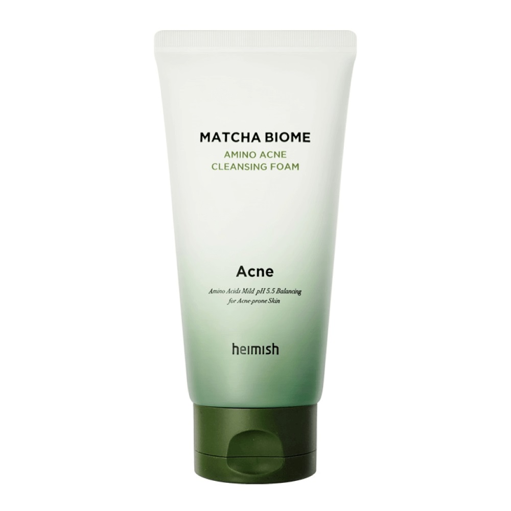 Пенка с пробиотиками и чаем матча Heimish Matcha Biome Amino Acne Cleansing Foam