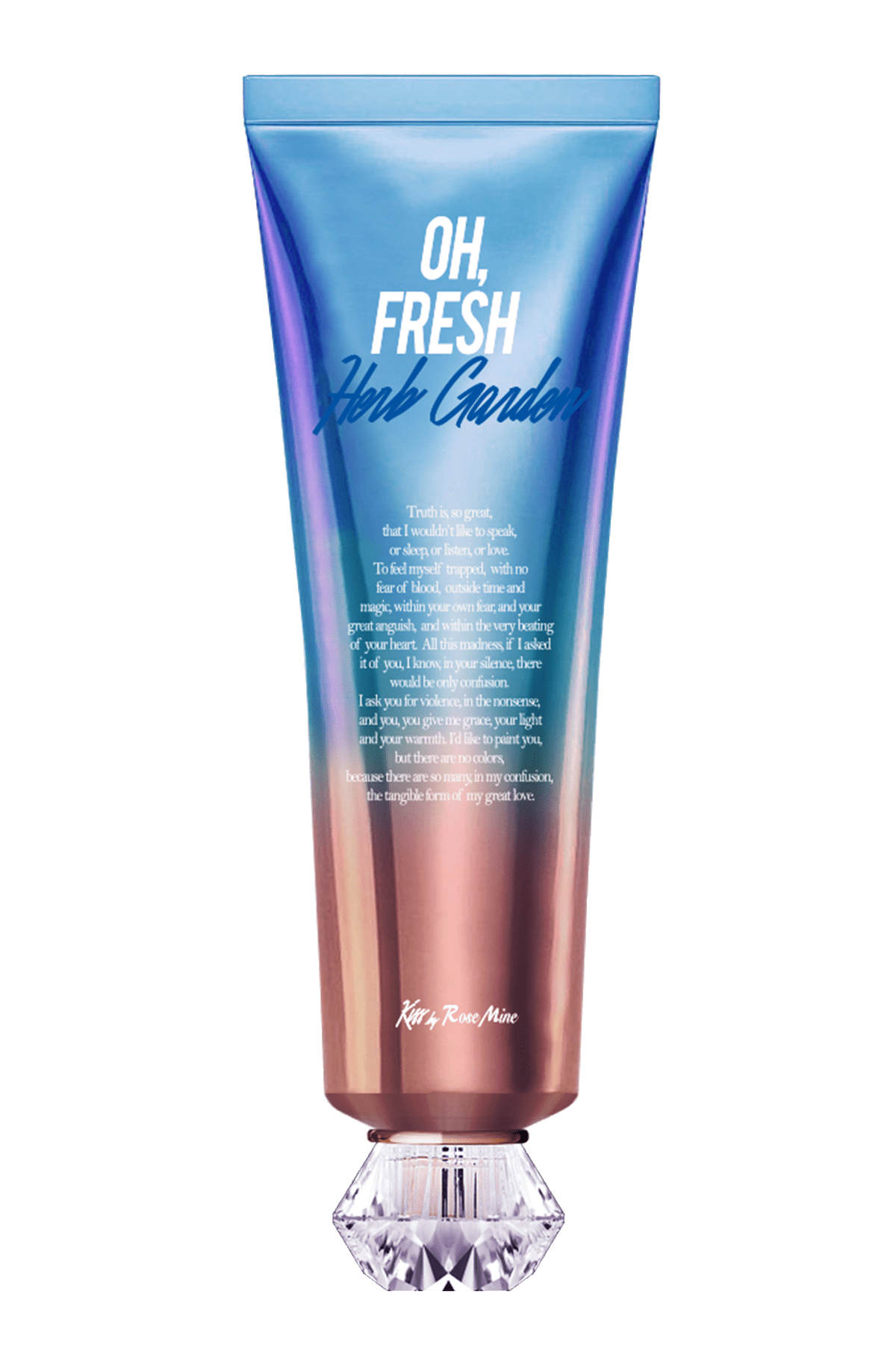 Парфюмированный крем для тела со свежим травяным ароматом Kiss by Rosemine Fragrance Cream Oh Fresh Herb Garden