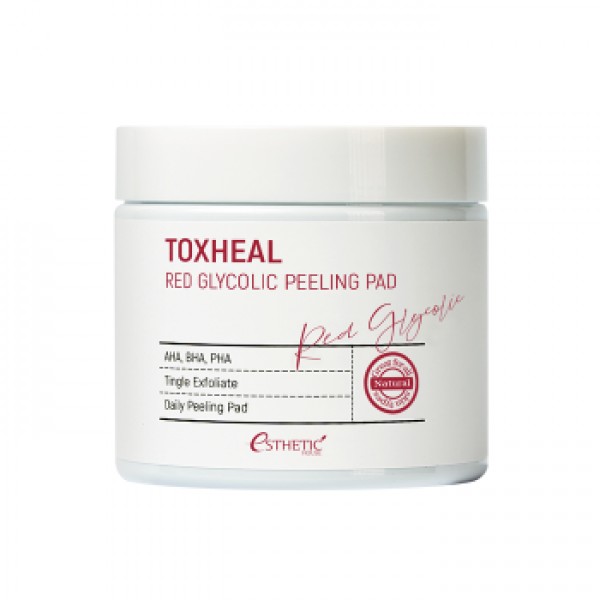 Пилинг-пэды с гликолевой кислотой Esthetic House Toxheal Red Glycolic Peeling Pad