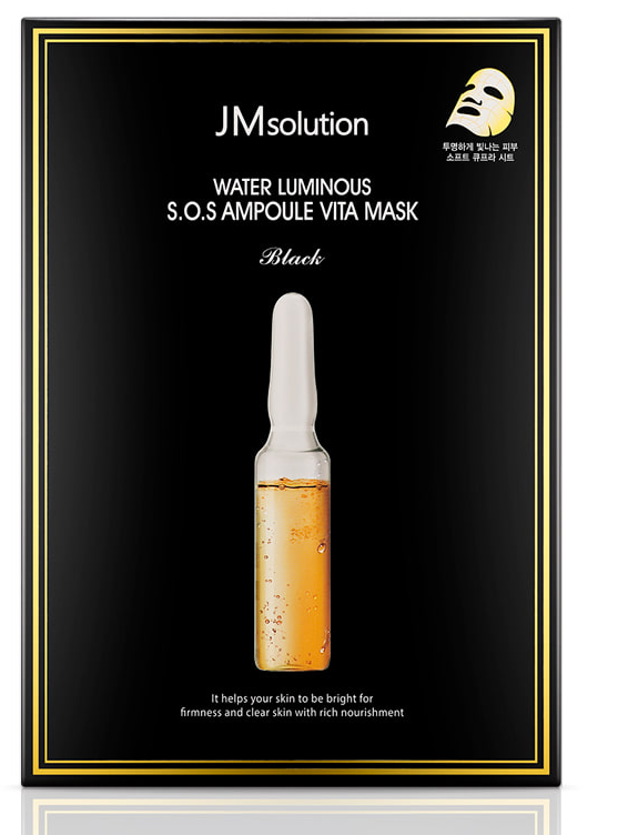 Витаминная маска для сияния кожи JMsolution Water Luminous SOS Ampoule Vita Mask