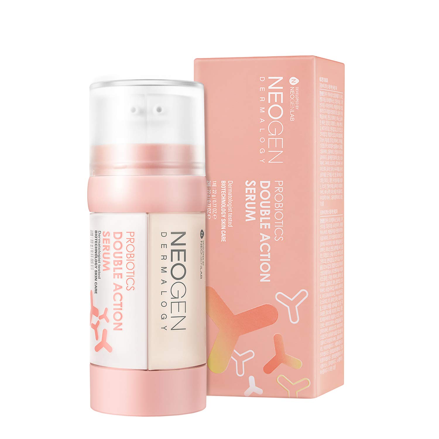 Двойная омолаживающая сыворотка с пробиотиками и пептидами Neogen Probiotics Double Action Serum 