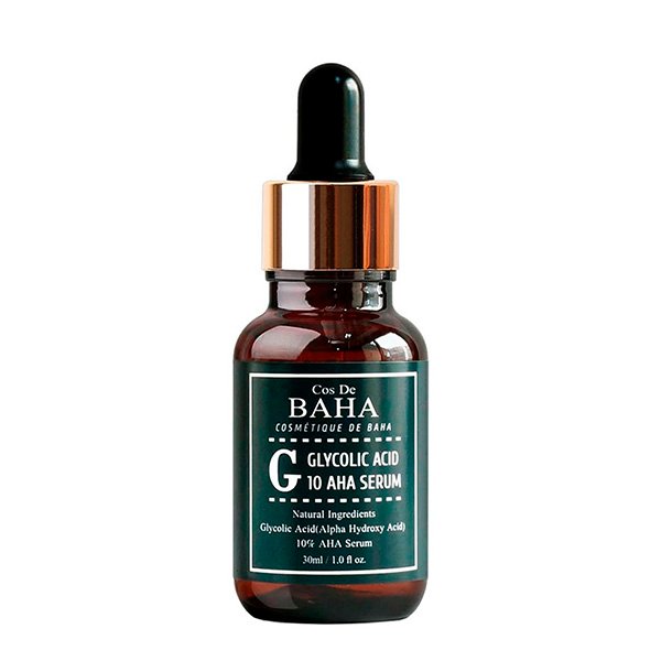 Сыворотка против акне, пигментации и морщин Cos De BAHA 10% Glycolic Serum Gel Peel AHA