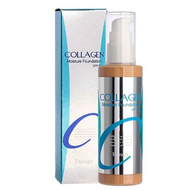 Тональная основа с увлажняющим эффектом (21 тон) Enough Collagen Moisture Foundation SPF 15