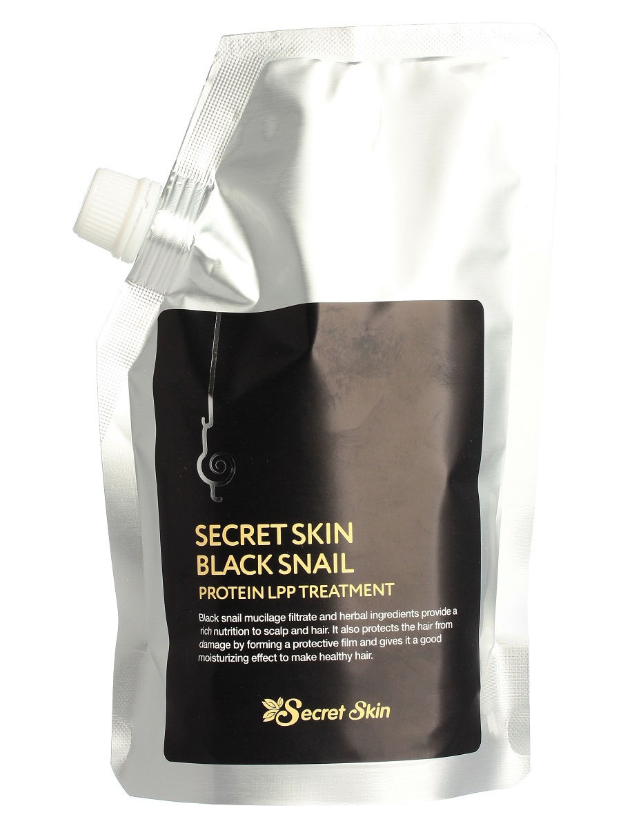 Маска для волос с эффектом ламинирования Secret Skin Black Snail Protein Lpp Treatment