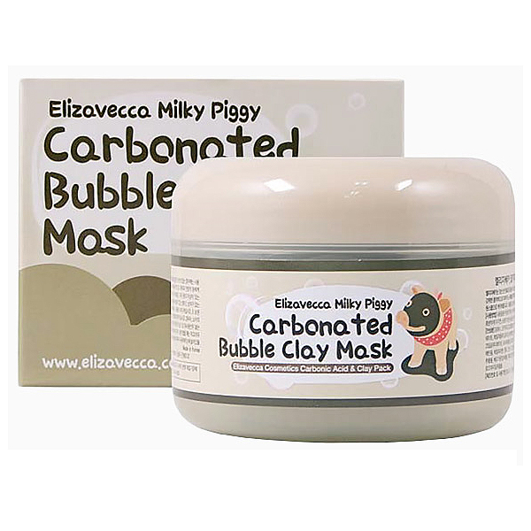 Маска для лица глиняно-пузырьковая Elizavecca Carbonated Bubble Clay Mask