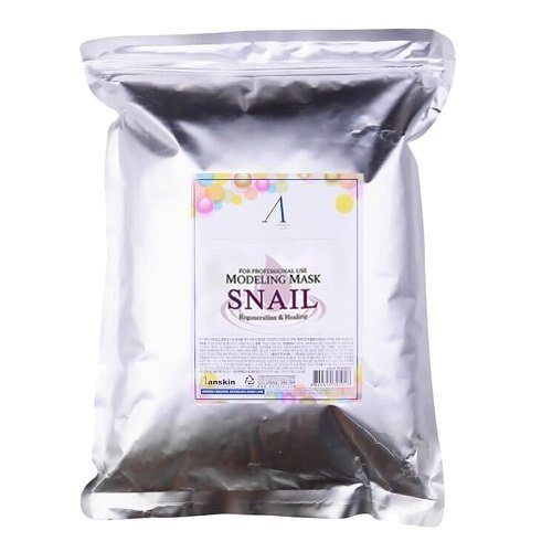 Альгинатная маска с муцином улитки (пакет) Anskin Snail Modeling Mask
