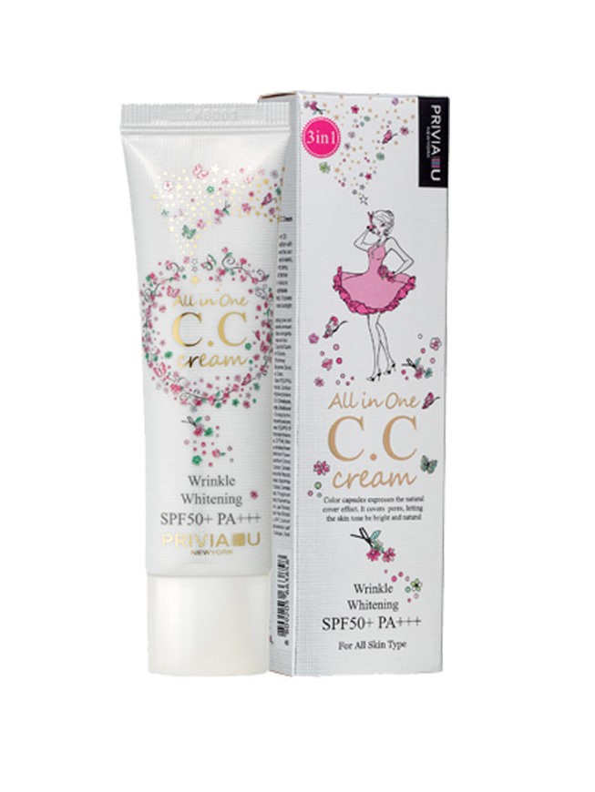 CC-крем для лица Privai All In One CC Cream SPF50+ 