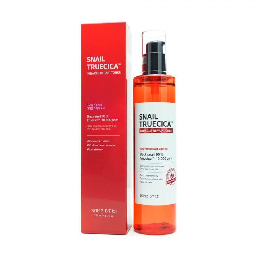 Восстанавливающий тонер с муцином черной улитки Some By Mi Snail Truecica Miracle Repair Toner