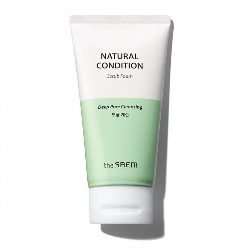 Пенка для глубокого очищения со скрабирующими частицами The Saem Natural Condition Scrub Foam