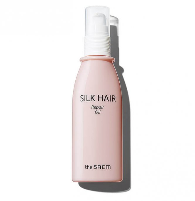 Восстанавливающее масло для поврежденных волос The Saem Silk Hair Repair Oil