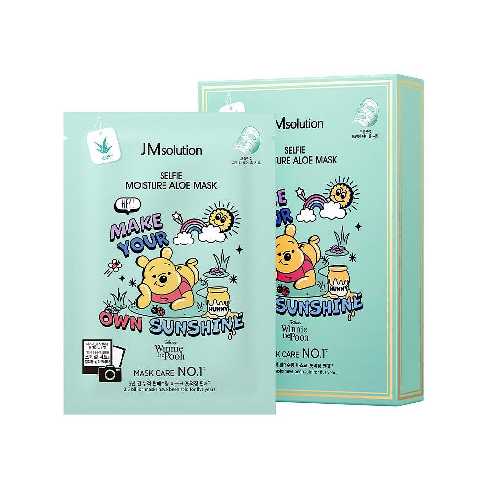 Увлажняющая тканевая маска с алое JMSolution Disney Collection Selfie Moisture Aloe Mask