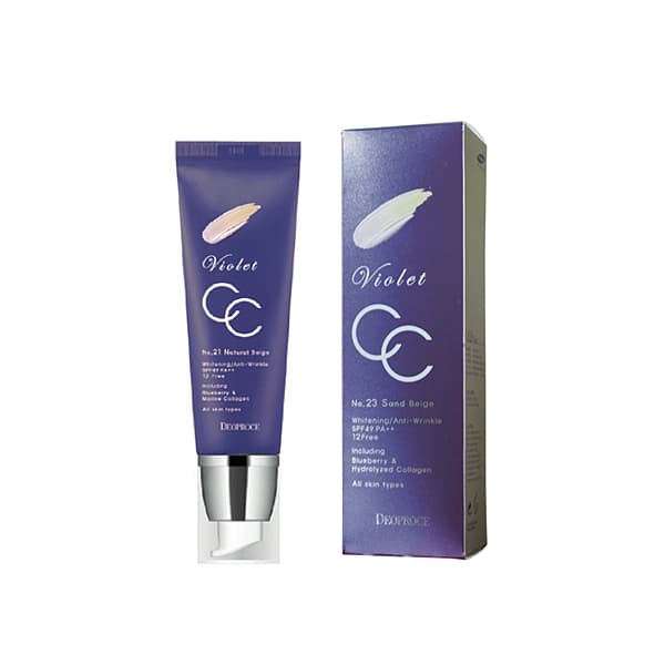 Универсальный сс-крем (светлый бежевый) 13 тон Deoproce Violet CC Cream