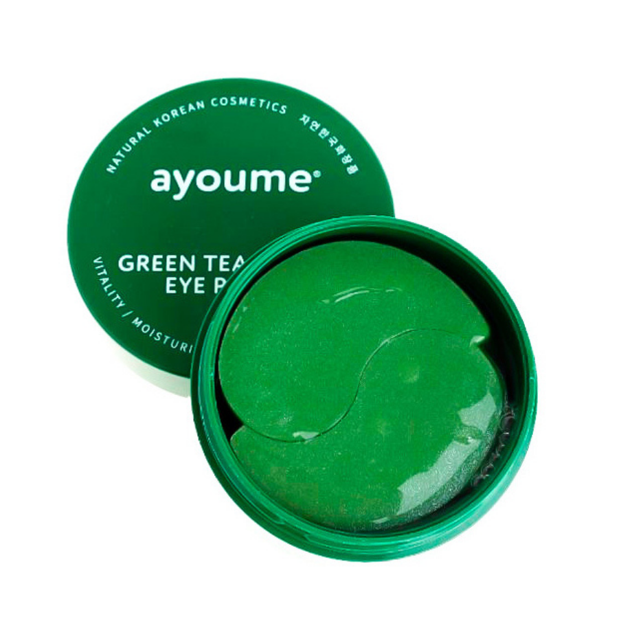Гидрогелевые патчи для век с экстрактом зеленого чая и алое Ayoume Green Tea+Aloe Eye Patch
