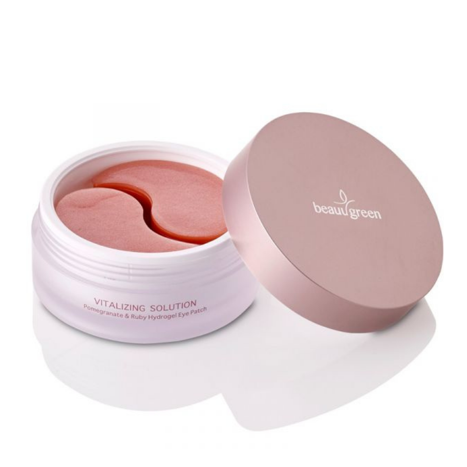 Гидрогелевые патчи для век с гранатом BeauuGreen Pomegranate & Ruby Hydrogel Eye Patch
