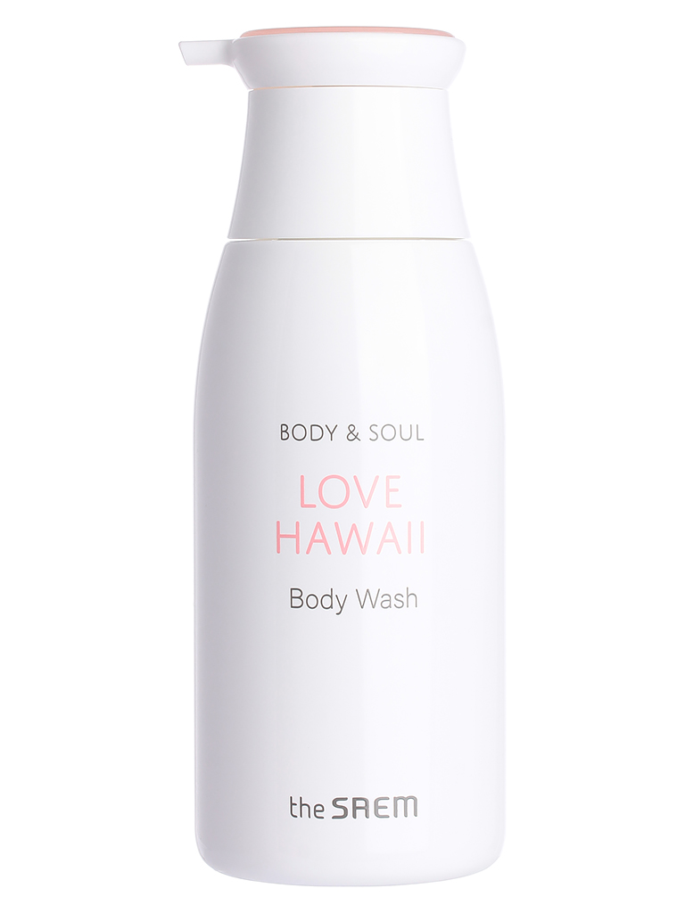 Гель для душа с экстрактом цветов гибискуса The Saem Body & Soul Love Hawaii Body Wash