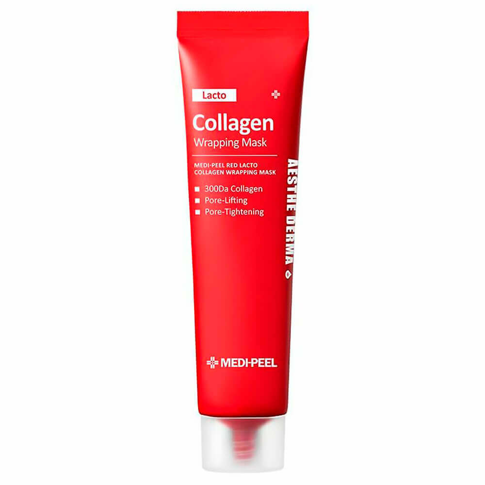 Маска-плёнка для сужения пор и лифтинг-эффекта Medi-Peel Red Lacto Collagen Wrapping Mask