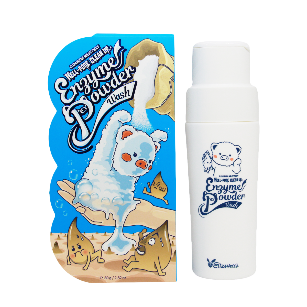 Очищающая энзимная пудра Elizavecca Milky Piggy Hell-Pore Clean Up Enzyme Powder Wash