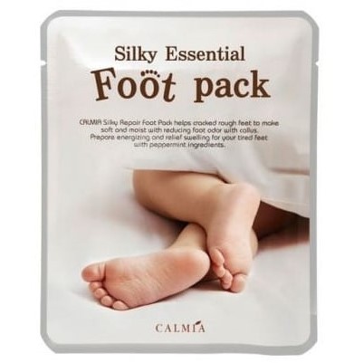 Смягчающая маска-носочки для ног Calmia Silky Essential Foot Pack