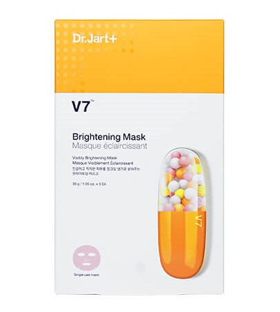 Витаминизирующая маска для ровного тона и сияния кожи Dr.Jart+ V7 Brightening Mask
