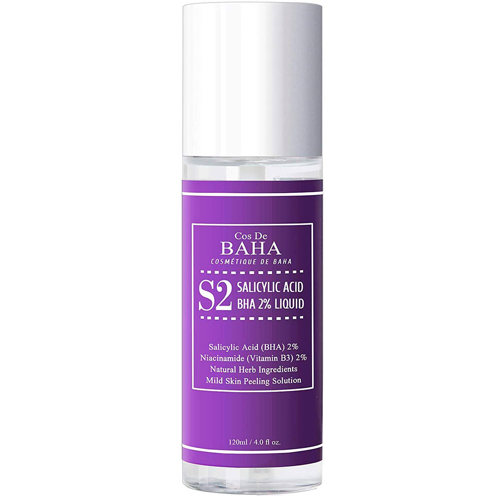 Концентрированный тонер для лечения акне и сужения пор Cos De BAHA Salicylic Acid 2% Liquid
