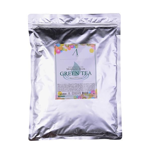 Маска альгинатная с экстрактом зеленого чая Anskin Green Tea Modeling Mask (пакет 1кг)