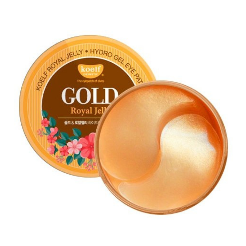 Гидрогелевые патчи для век с маточным молочком Petitfee Koelf Gold & Royal Jelly Eye Patch