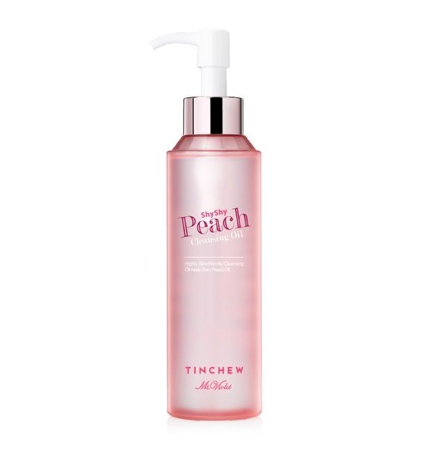 Персиковое гидрофильное масло для мягкого очищения кожи Tinchew Shy Shy Peach Cleansing Oil