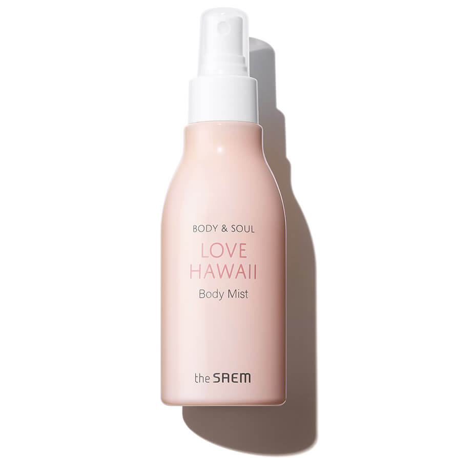 Мист для тела с гибискусом The Saem Body & Soul Love Hawaii Body Mist 