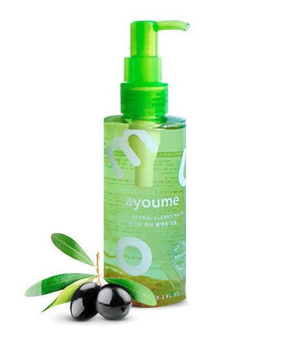 Гидрофильное масло на основе масла оливы Ayoume Olive Herbal Cleansing Oil