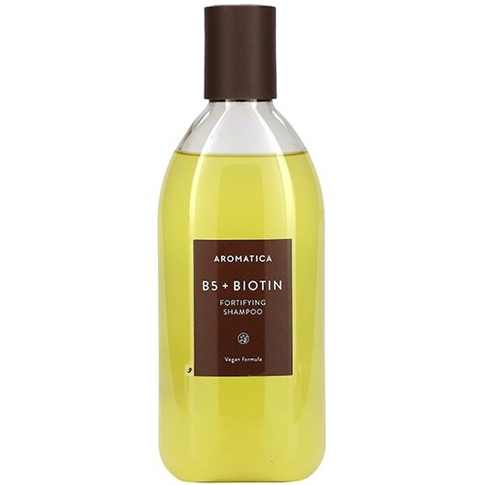 Укрепляющий шампунь для тонких и ослабленных волос Aromatica B5+Biotin Fortifying Shampoo